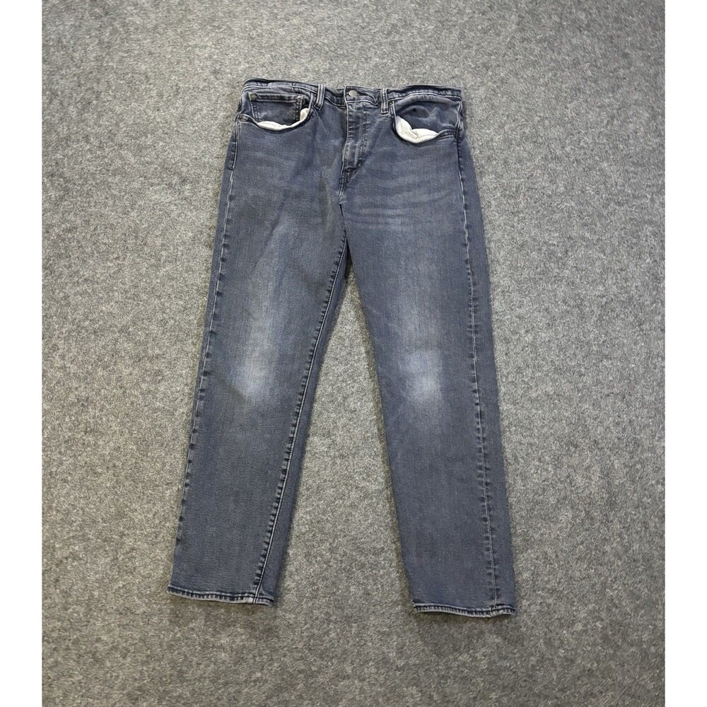 Levi's Premium Jeans Mens 34x30 Lot 502 Taper Fit Dark Wash Denim Blue